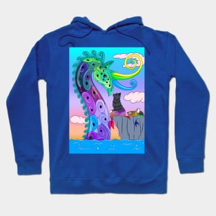 Sea Dragon and Merkitties Hoodie